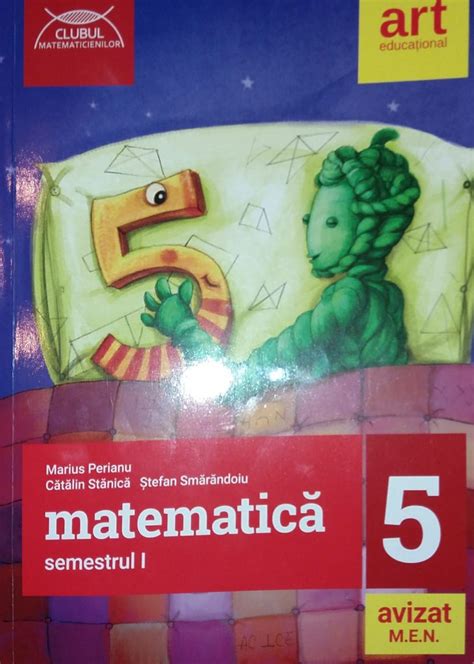 Clubul Matematicienilor Clasa A V A Semestrul I Lamatero