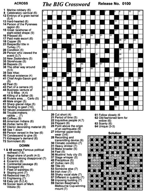 Thomas Joseph Crossword Puzzles Printable Printable Word Searches