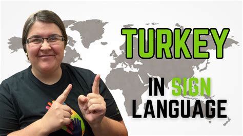 How To Sign Turkey In Turkish Sign Language Tİd Türkiye 🇹🇷 Youtube