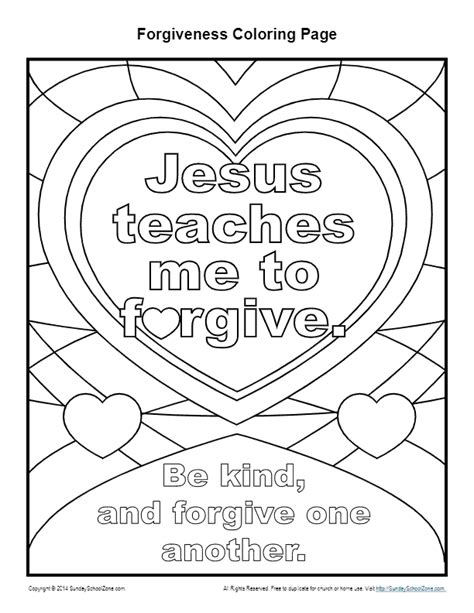 Forgive Coloring Pages Coloring Home