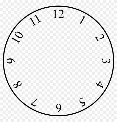 Blank Clock Printable Minute Boxes
