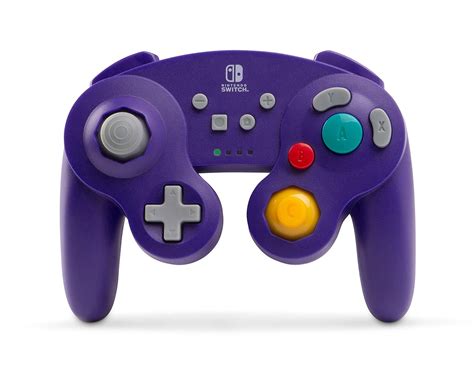 Nsw Wireless Controller Gamecube Style Purple Video Games