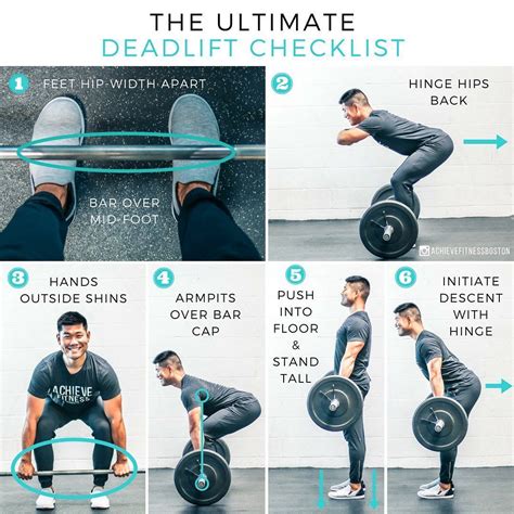 Achieve Fitness On Instagram The Ultimate Deadlift Checklist What