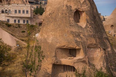Cappadocian Cave Houses Stock Photo Image Of Landscape