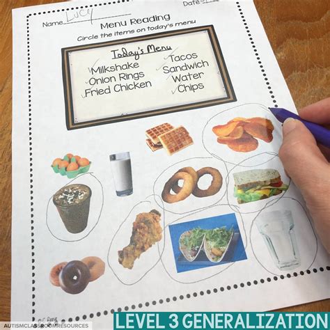Classroom Tools You Need Leveled Functional Reading Worksheets