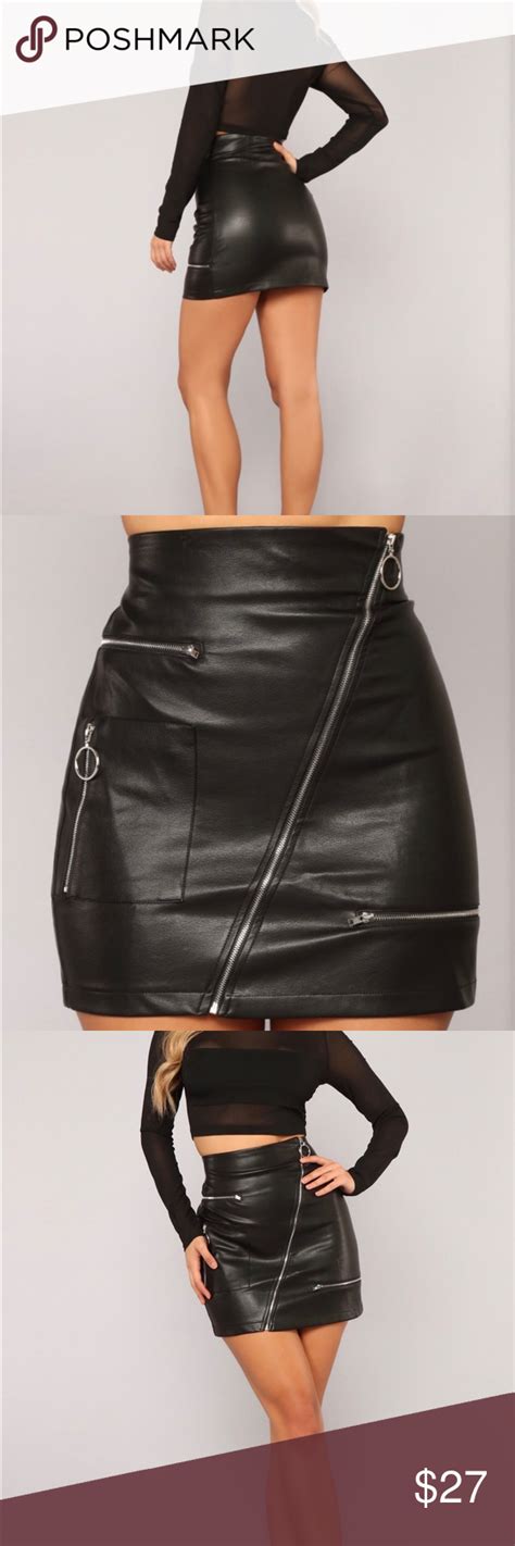 Fashion Nova Mini Leather Skirt Mini Leather Skirt Fashion Fashion Nova