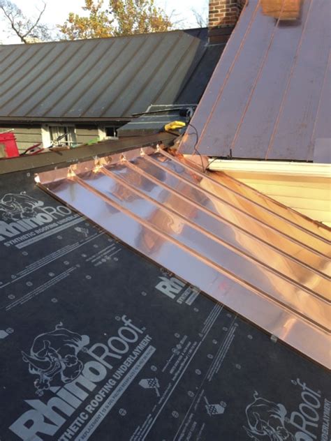 Traditional Standing Seam Copper Roofing Lyons Contracting