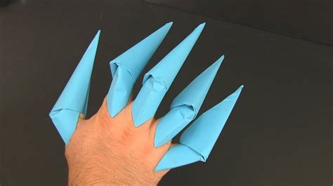 How To Make Paper Claws Youtube