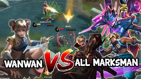 Wanwan Vs All Marksman Part 1 Mobile Legends Bang Bang Youtube