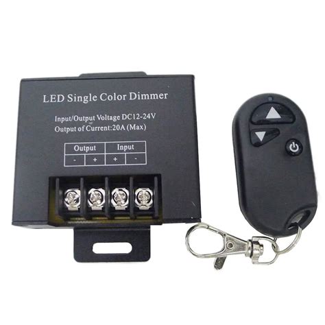 A Key Led Dimmer Wireless Remote Rf Pwm Dimming Controller Control Dc V For