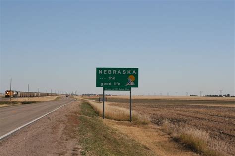 September 2010 Coloradonebraska Border Highway Signs Colorado