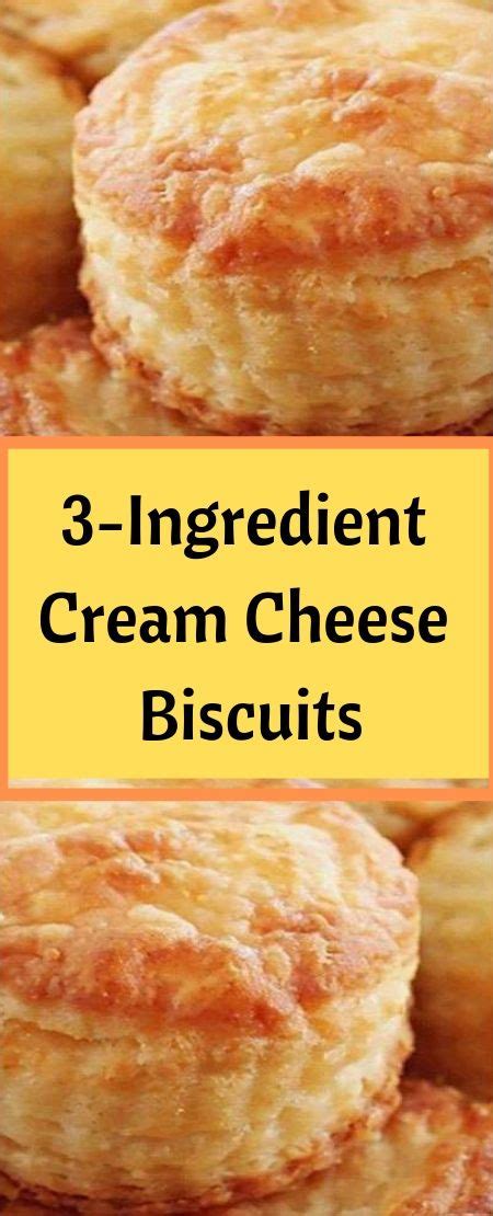 3 of the most common baking ingredients. 3-Ingredient Cream Cheese Biscuits Ingredients ...