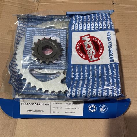 Jual Gir Rantai Gear Set Fscm Yamaha Scorpio Lama Scorpio Baru Shopee