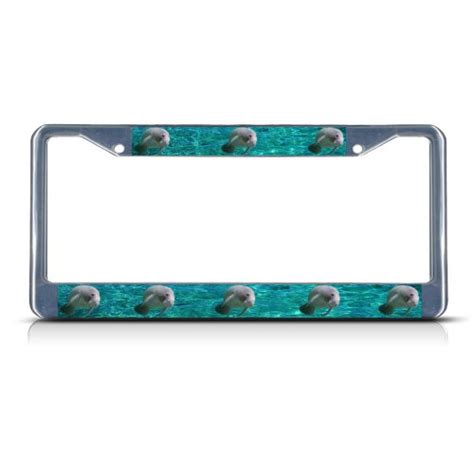Manatee License Plate Frames Kritters In The Mailbox