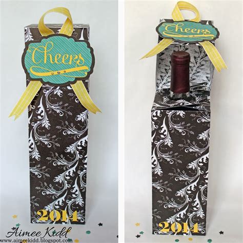 Maybe you would like to learn more about one of these? Living The Sweet Life!: Wine Bottle Gift Box with Imaginisce