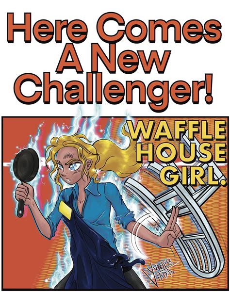 a new challenger approaches | Waffle House Wendy / Waffle House Chair
