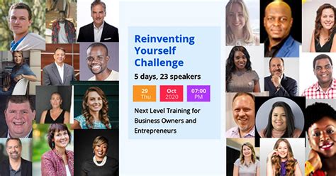 Speakers Reinventing Yourself Challenge By Yeukai Business Show