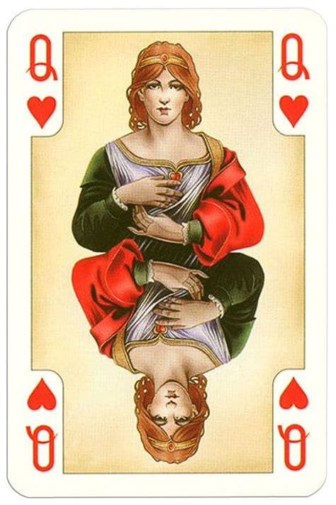 Playingcardstop1000 Queen Of Hearts From Arn De Gothia Deck Designed