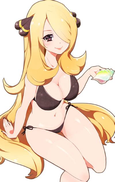 Cynthia In A Swimsuit Pok Mon Know Your Meme