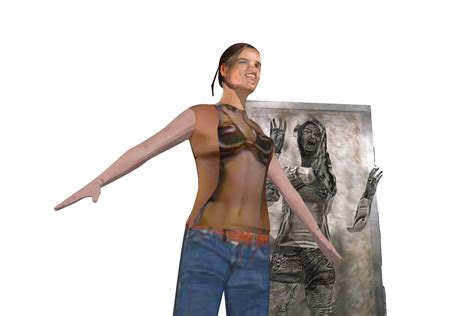 Slave Girl Paige In Jeans With Grace In Carbonite By Willartmaster On Deviantart