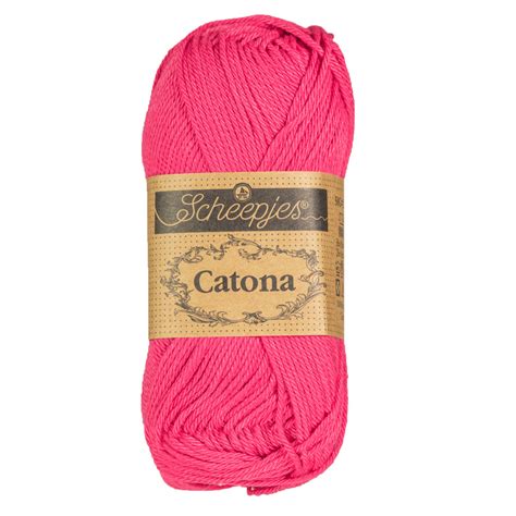 Scheepjes Catona Yarn 114 Shocking Pink At Jimmy Beans Wool