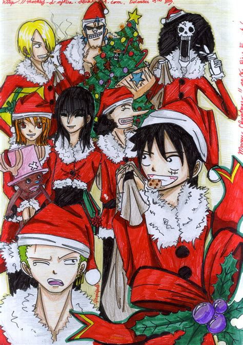 One Piece Merry Christmas By Monkey D Cyntia On Deviantart