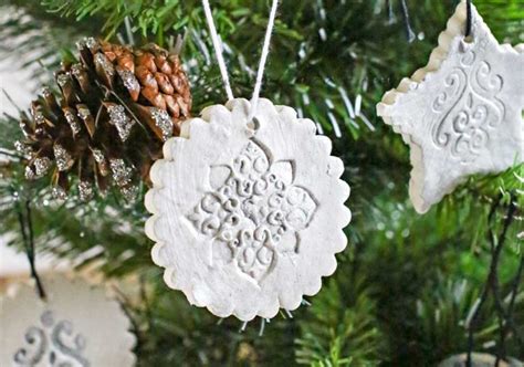 Stamped Clay Ornaments W Homemade Clay Recipe Taste Of The Frontier