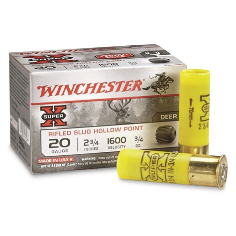 Winchester Gauge Super X Shotgun Slugs Box Sportsman S My XXX Hot Girl