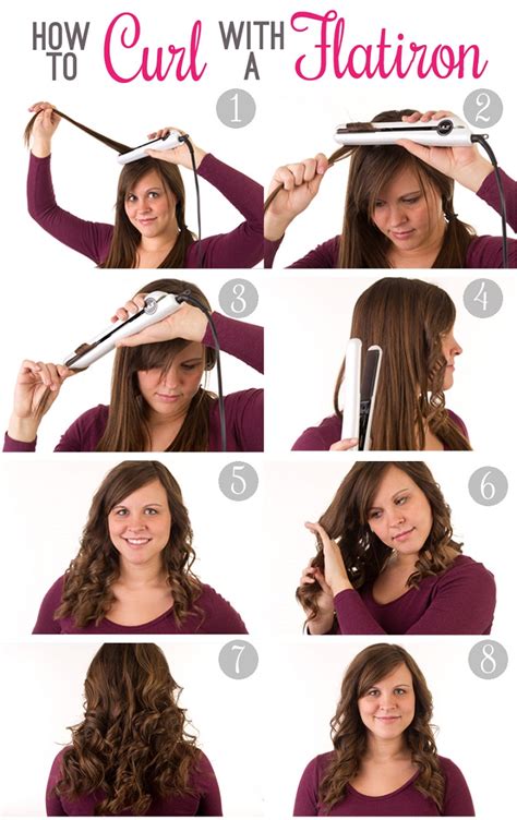 To obtain firm curls, make sure your hair is wet and finally untangle the curled hair using your fingers to add volume. Top 10 Best Tutorials on How to Curl Your Hair With Flat ...