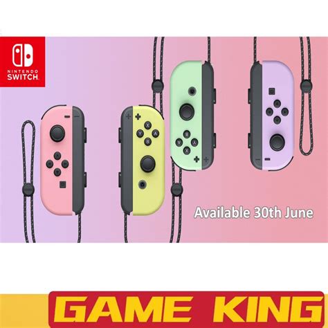 Nintendo Switch Joy Con Joycon Joy Con Controller Official Pastel Purplepastel Green Pastel