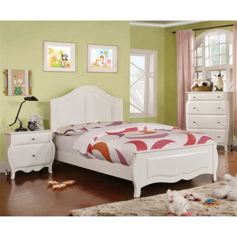 The joy and satisfaction that solid wood bedroom sets give are definitely one of a kind. Shop Furniture of America Young Olivia White Solid Wood 3 ...