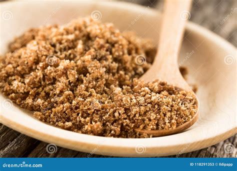 Grated Raw Unrefined Cane Sugar Stock Image Image Of Raspadura