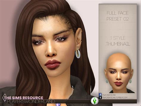 The Sims Resource Full Face Preset
