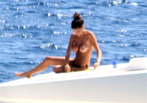 Francesca Sofia Novello Nude Tits On The Yacht Scandal
