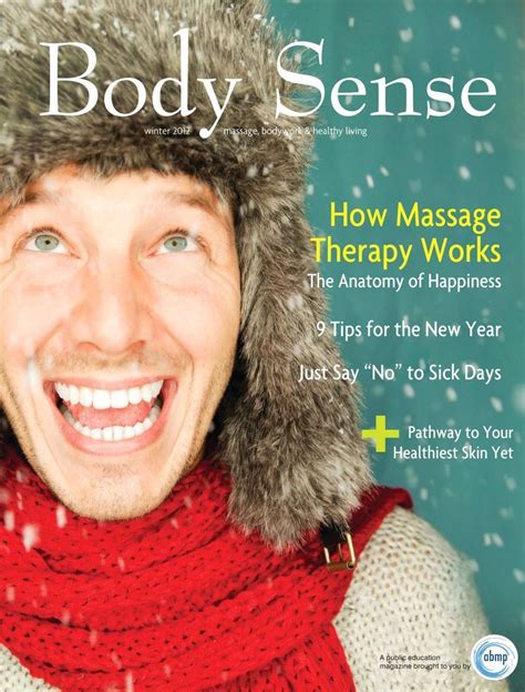 Body Sense Winter 2012 Massage Therapy Massage Today Wellness Massage