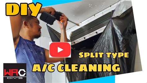 DIY Split Type Aircon Cleaning YouTube