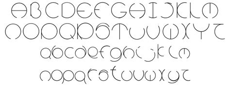 Circle Font By Michelle Langlo Fontriver