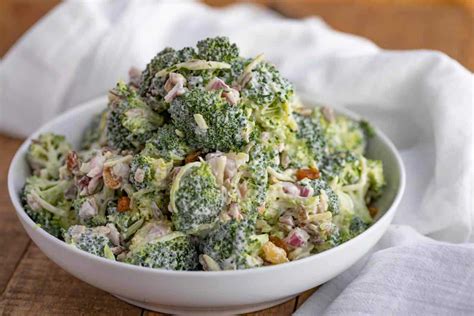 Easy Broccoli Salad Recipe Video Dinner Then Dessert