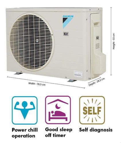 DAIKIN Air Conditioner Non Inverter 1 0Ton 3 Star FTL35U