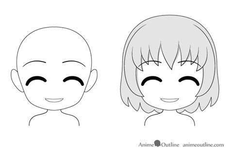 16 Drawing Examples Of Chibi Anime Facial Expressions