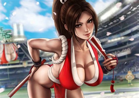 Mai Shiranui By Dandonfuga On Deviantart King Of Fighters Japanese Characters Female Characters
