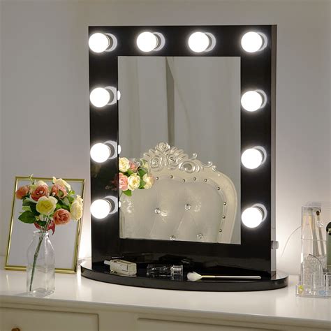 Chende Vanity Mirror With Light Standing Lighted Mirror For Dressing Room Hollywood Makeup