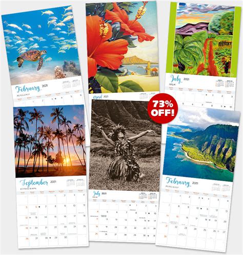 Hawaiian Calendars 2021 Deluxe Wall Hawaii Calendars Island Art Store