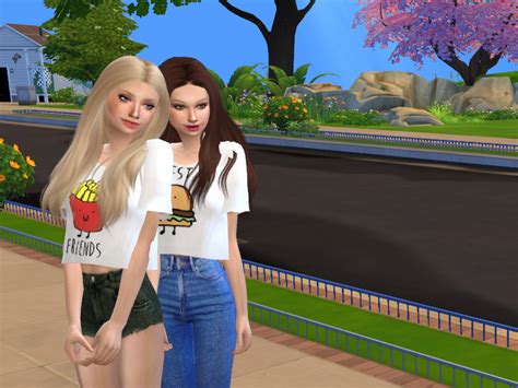 Best Friends T Shirts The Sims 4 Catalog
