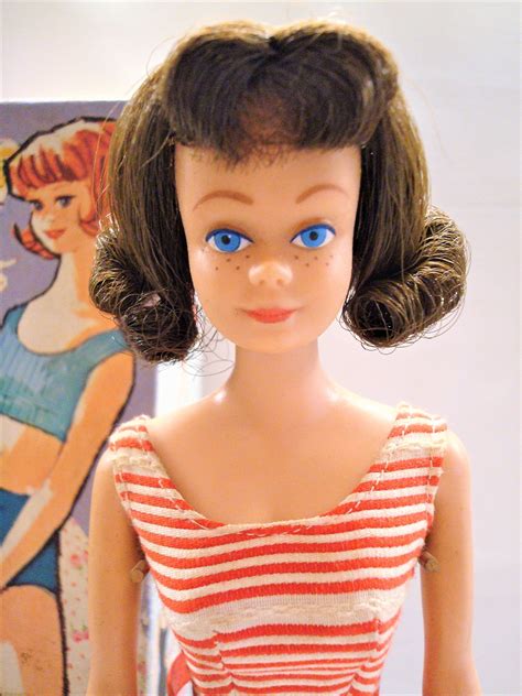 Vintage Brunette Midge Doll Brunette Midge W Stand And Etsy Barbie