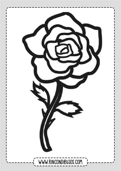 Dibujos De Rosas Para Colorear Imprimir Y Pintar Rosas Gratis