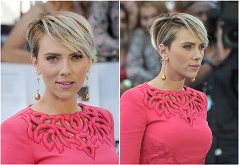Celebrity Scarlett Johansson Hair Changes Photos Video