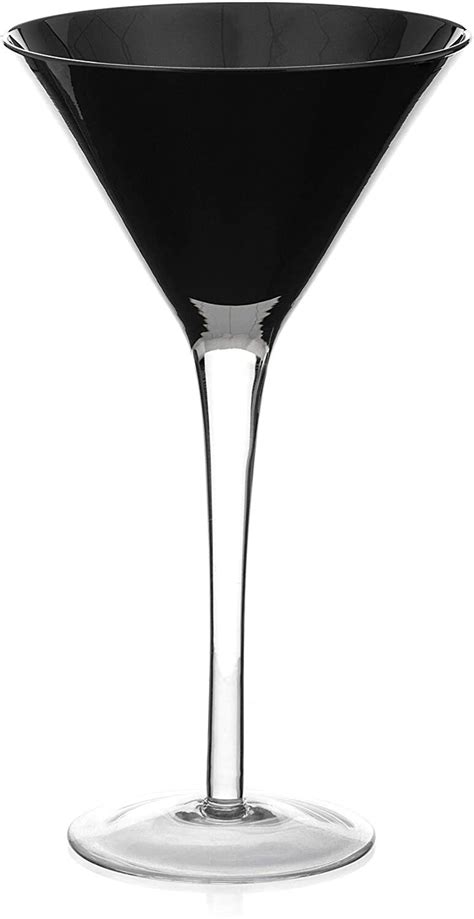 Diamante Black Martini Glasses Pair Of Black Crystal Martini Etsy