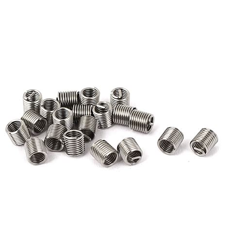 Uxcell M3 X 05mm X 2d Stainless Steel Wire Thread Repair Insert 20pcs In Threaded Insert From
