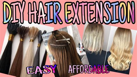 Diy Hair Extensions Easy And Affordable Youtube